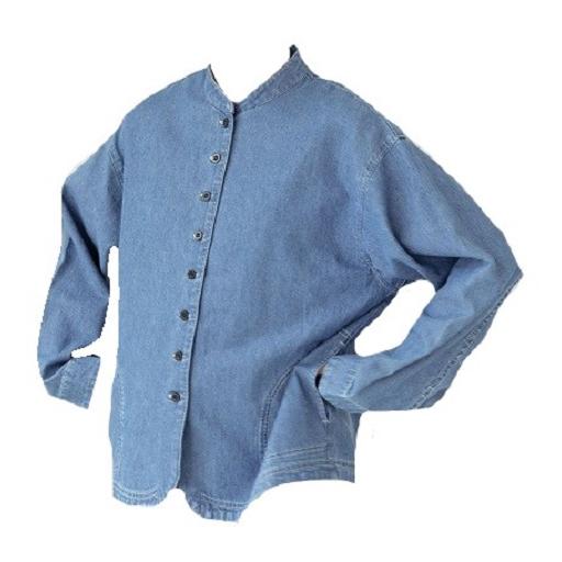 専用新品　PARICIパーリッシィ ライトオンスデニム スタンドシャツジャケット 新品 PAR ICI パーリッシィ ライトオンスデニム スタンドシャツ