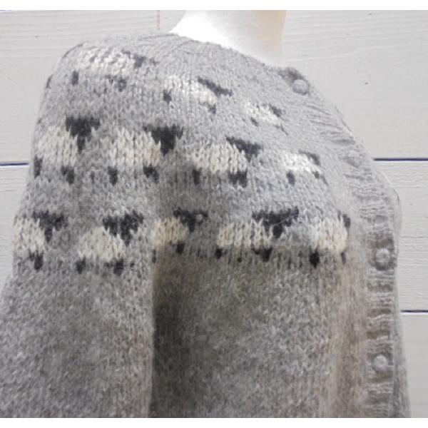 ESTELLE エステール ペルーニット PERU KNIT アルパカひつじ刺繍 ESTELLE エステール ペルーニット PERU KNIT アルパカひつじ刺繍