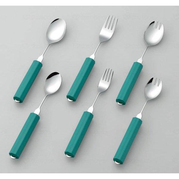 オールステンレスハンドル 18N-2 丸形18mmスポンジ付 フォーク 大 斉藤工業 |  | 01