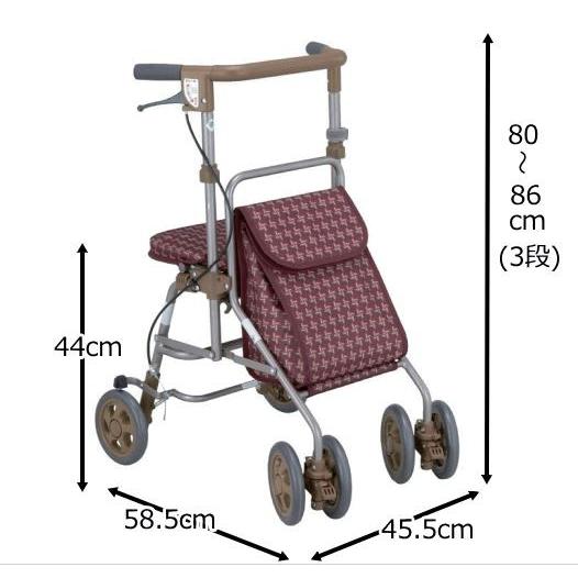 シルバーカー 高齢者 歩行 お買い物 フォルテライト 島製作所