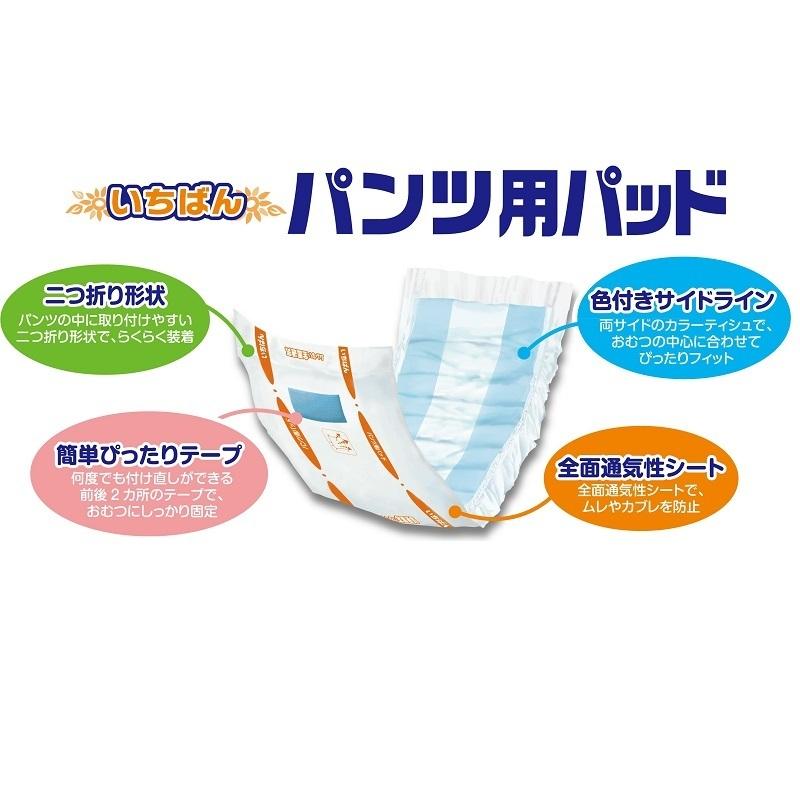エルモア 尿取りパッド いちばん 紙パンツ用パッド 475691 約2回分 36