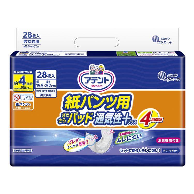 アテント 大王製紙 紙パンツ用 尿とりパッド ぴったり超安心 4回吸収 28枚入 8袋 773573 7735738 プライムケア 通販 Yahoo ショッピング