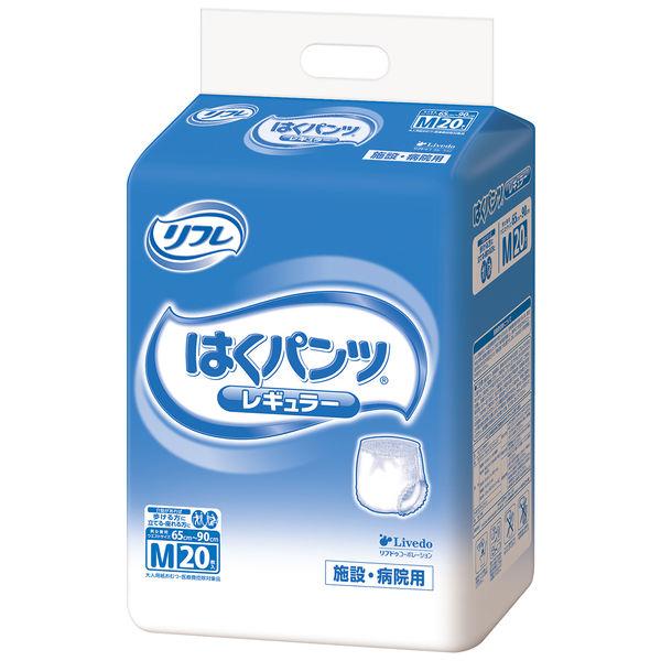 リフレ はくパンツ おむつ レギュラー Mサイズ 4回吸収 18196 20枚入