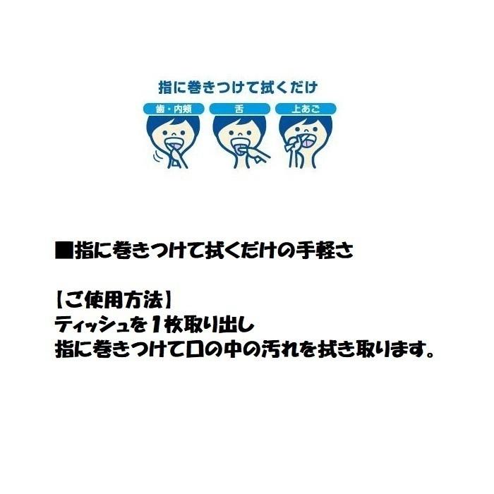 口腔ケア 和光堂 Oral plus オーラルプラス 口腔ケアウェッティ 詰替え用 100枚入×48個_3