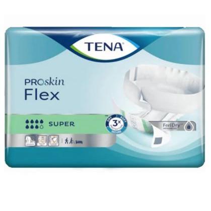 TENA PROskin Flex Sサイズ SUPER 30枚入り（2箱分） TENA（テーナ） おむつ フレックス スーパーS ベルトタイプ 800cc 30枚