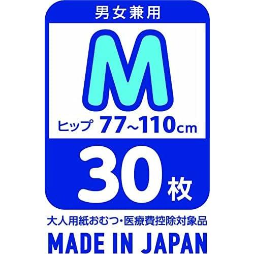 おむつ テープタイプ マーヤ スーパーパンツール 横モレ防止テープ止め Mサイズ 30枚入×6袋 約4回分 3070114 東陽特紙_3