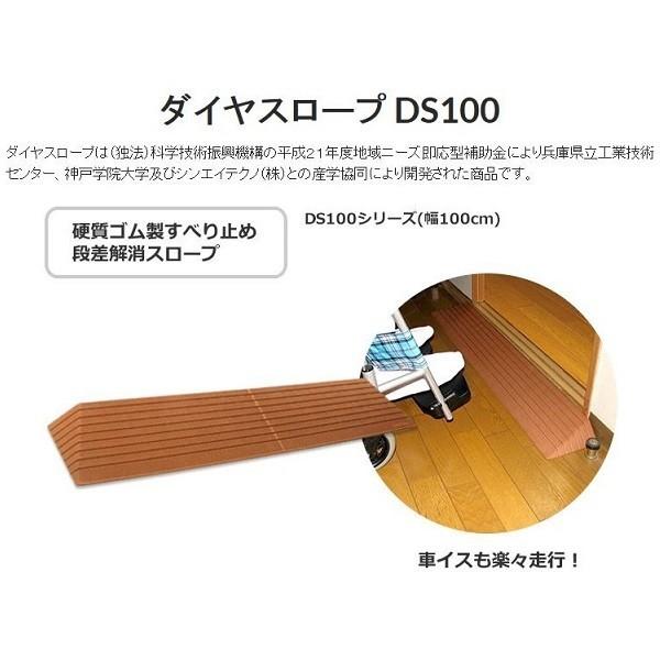 のり面 室内 時刻表のり面 DS100-35 シンエイテクノ 幅100珊 高さ3.5珊 段差 段差取りやめる 介護装置 スロープ-介護用品-ダイエット、健康