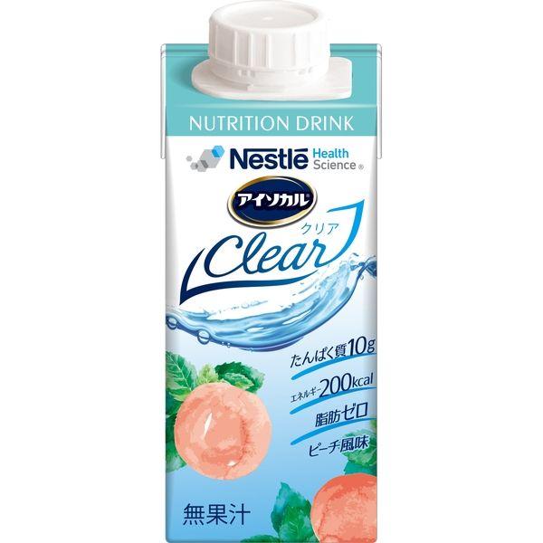 Nestle - アイソカル せつ然たる 桃味 レモンティー味 200ml 2類概念×各12個 ネスレ日本 栄養分かばい立て ドリンク 飲み料 介護 老いらく者