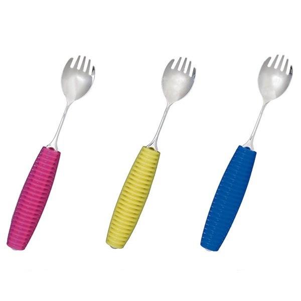 フレックス メタルスプーンフォーク兼用 小 FM-02 岡部洋食器製作所 食事 自助具 高齢者 介護 | 