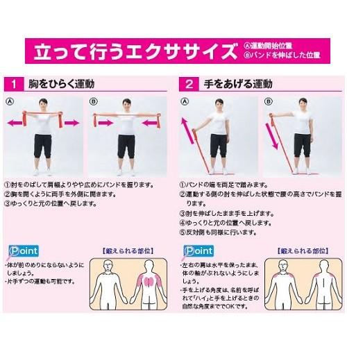 セラバンド 5.5m巻 赤 強度レベル 中弱 アビリティーズ・ケアネット