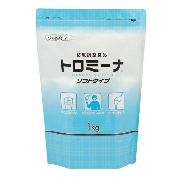 ウエルハーモニー トロミーナ ソフトタイプ 1kg 4袋 ウエルハーモニー とろみ剤 嚥下 トロミーナ ソフトタイプ 1kg