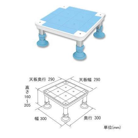 【未使用品】TacaoF 幸和製作所製 テイコブ浴槽台 浴槽台 テイコブ浴槽台 幅30×高さ16〜20.5cm 幸和製作所 介護