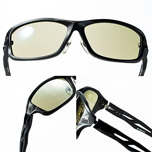 Zeque(ゼクー) 偏光サングラス STELTH(ステルス) F-1933 ブラック&グレーグラデーション TRUEVIEW SPORTS ブラック&グレーグラデーション TRUEVIEW SPORTS