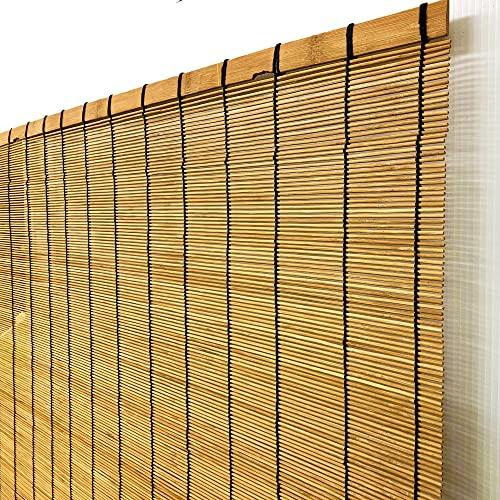 数量限定!特売水勘製簾所 室内用 焼竹すだれ 約45cmX80cm ブラウン