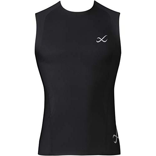 シンプルでおしゃれ CW-X 機能トップス 丸首・ノースリーブ JAO090