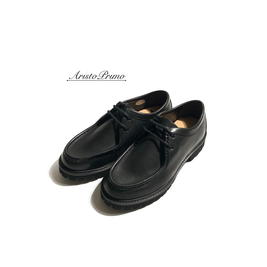 カジュアルシューズ メンズ 本革 幅広 チロリアン 紳士靴 革靴 AristoPrimo（アリストプリモ）A1551｜primeroad-shoes｜06