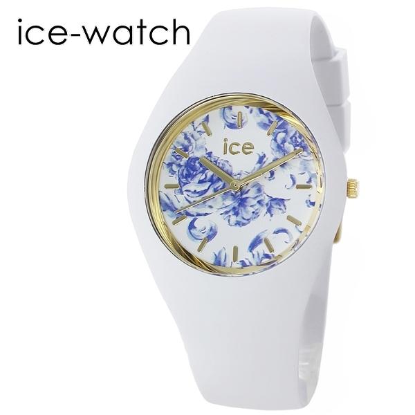 代引き不可 花柄 防水 腕時計 レディース アイスウォッチ プレゼント 女性 おしゃれ ブルー 22 クリスマスプレゼント ホワイト 腕時計 Tin Ipb Ac Id