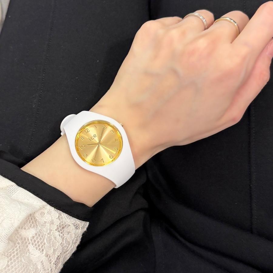 ICE WATCH（アイスウォッチ） 腕時計 レディース ホワイト ゴールド