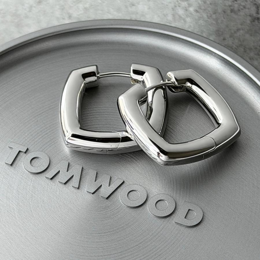 【美品】Tom Wood フープピアス 925シルバー TOM WOOD（トムウッド） ピアス レディース フープ シルバー シルバー