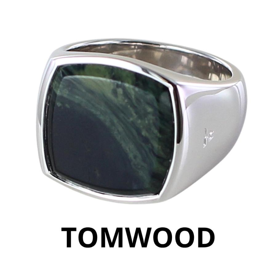 TOM WOOD（トムウッド） リング メンズ レディース 天然石 グリーン