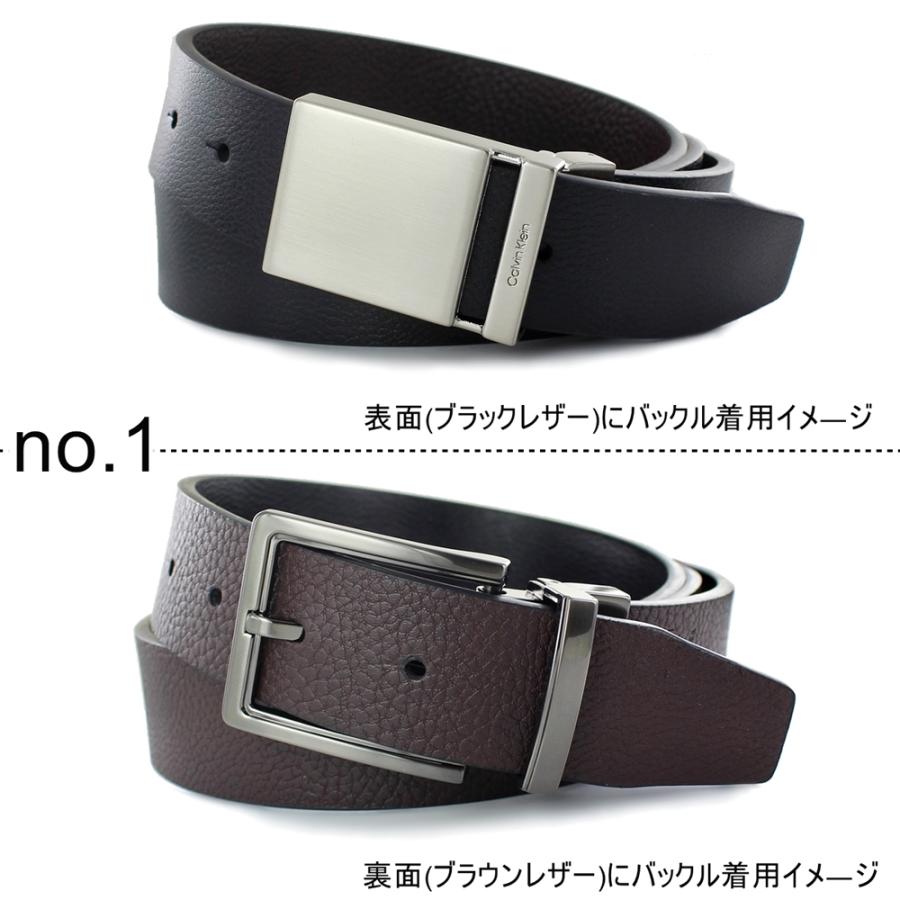 ck Calvin Klein メンズ 本革ベルト 男性 ベルト カルバンクライン