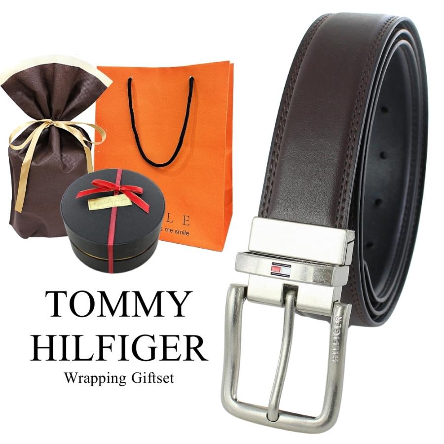 ★トミーヒルフィガー ベルト メンズ 本革 学生 11TL020039 TOMMY HILFIGER（トミー・ヒルフィガー） ベルト メンズ 本革 学生