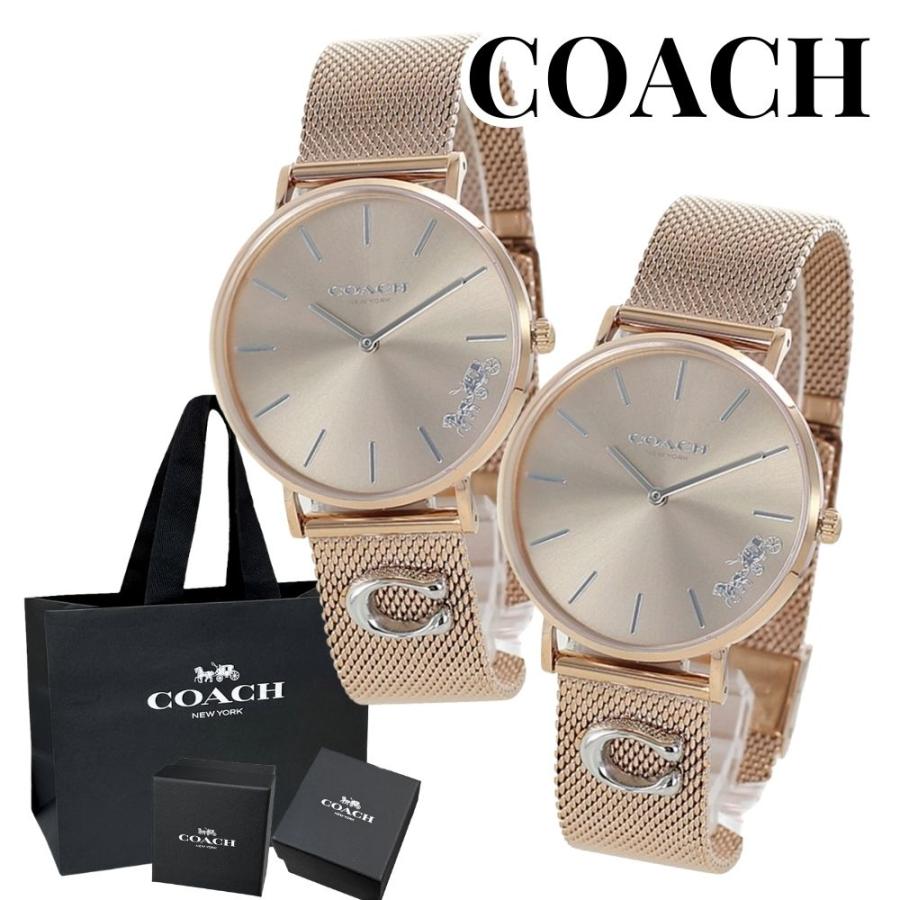安いそれに目立つ コーチ 腕時計 ペアウォッチ ペアギフト プレゼント ローズゴールド ユニセックス 両親 夫婦 結婚内祝い 結婚記念日 夫 妻 日本全国送料無料 Web Escgroup Com