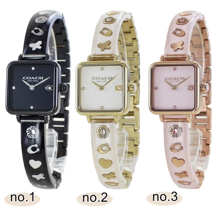 稼働品 コーチ レディース 腕時計 四角形 馬車ロゴ 稼働 付属品有 COACH コーチ シグネチャー柄 スクエア レディース