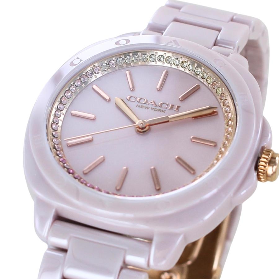 COACH（コーチ） 腕時計 レディース 正規品 5年保証 ピンク セラミック