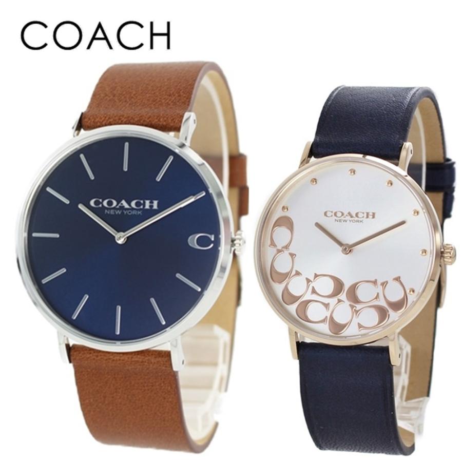 コーチ ペアウォッチ シンプル おしゃれ ペア 腕時計 男性 女性 カップル クリスマスプレゼント ペアウォッチ コーチ ペア カップル 5cm 時計