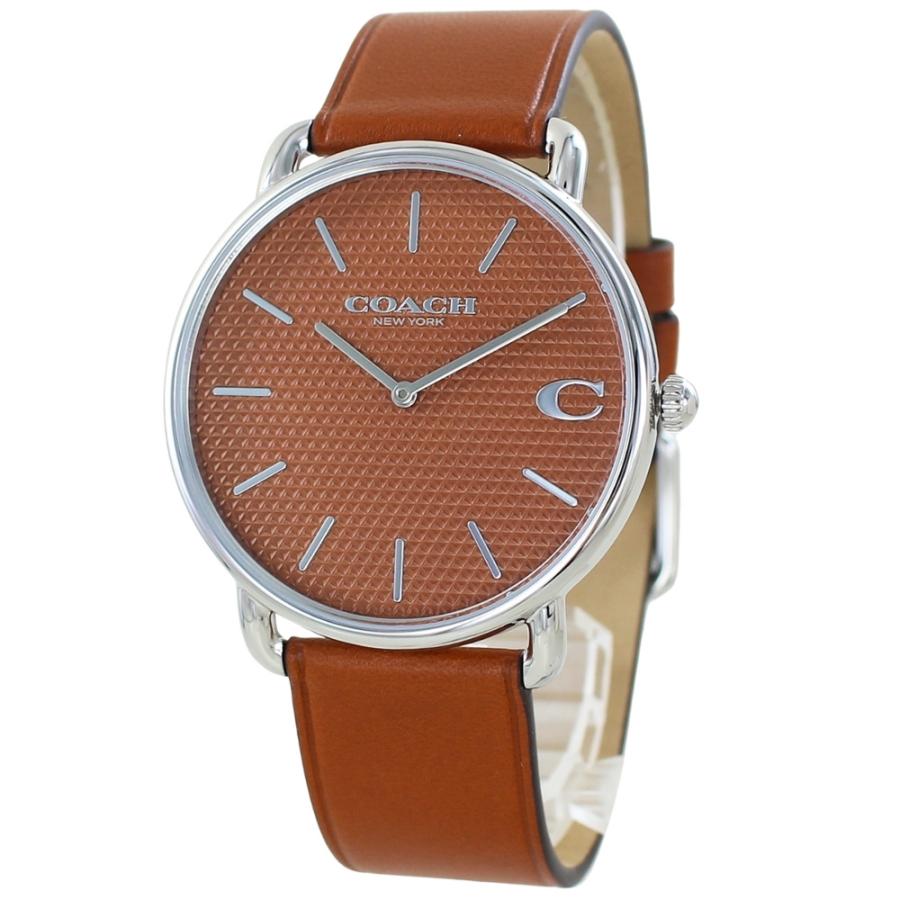 COACH クォーツ 腕時計 レクタンギュラー オレンジレザー ブランド111 COACH クォーツ 腕時計 レクタンギュラー オレンジレザー ブランド111