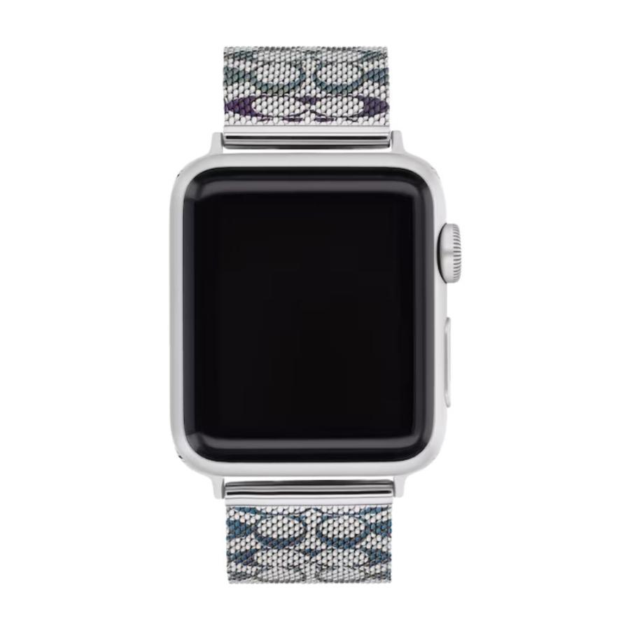 コーチ アップルウォッチ ベルト レディース シルバー SE SE2 SE3 38 40 41 42mm アップルウォッチ 11 爆買 成人 卒業 入学の画像