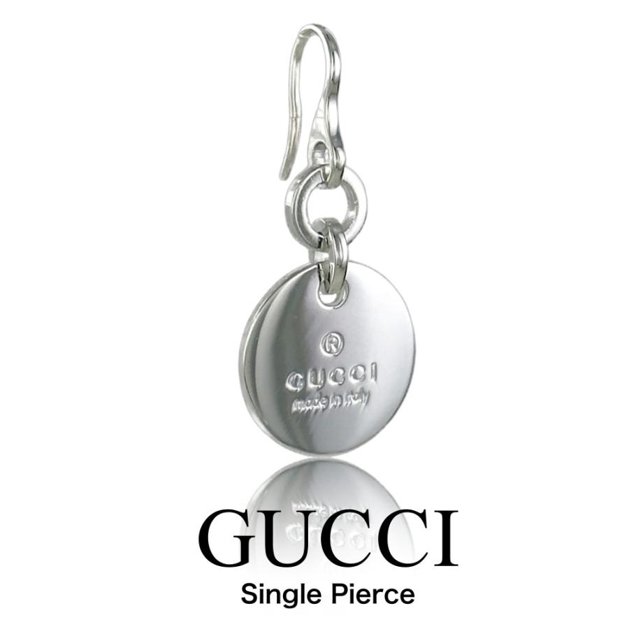 GUCCI フープピアス　片耳　シルバー GUCCI（グッチ） 片耳ピアス ピアス 片耳 レディース メンズ シルバー