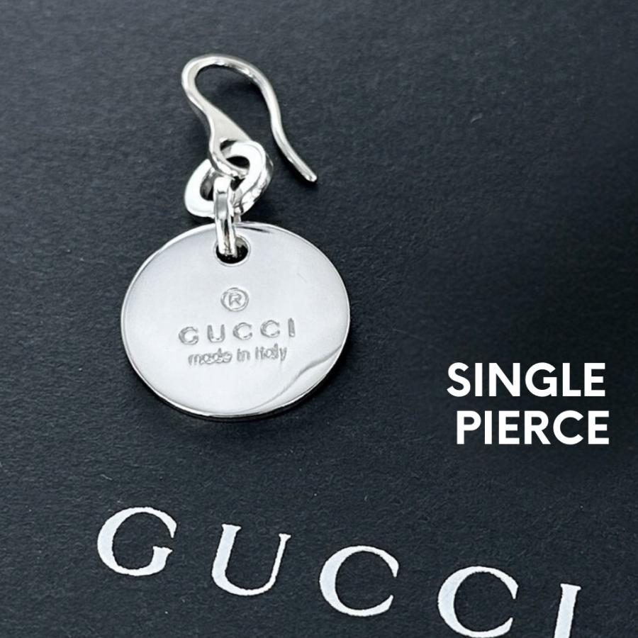 GUCCI 片耳用ピアス シルバー925 GUCCI（グッチ） ピアス インターロッキングG シルバー925 男女兼用
