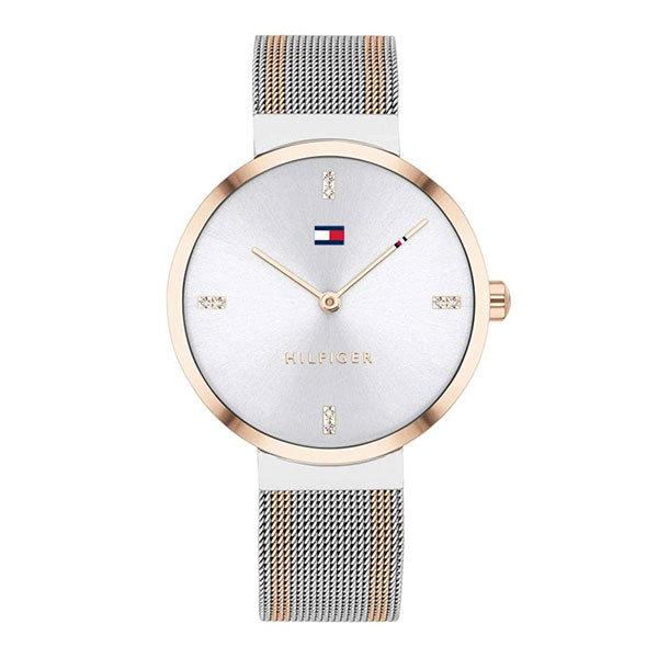 トミーヒルフィガー 腕時計 レディース 女性 彼女 母 妻 娘 2針 シンプル シルバー ピンクゴールド メッシュ バレンタインデー
