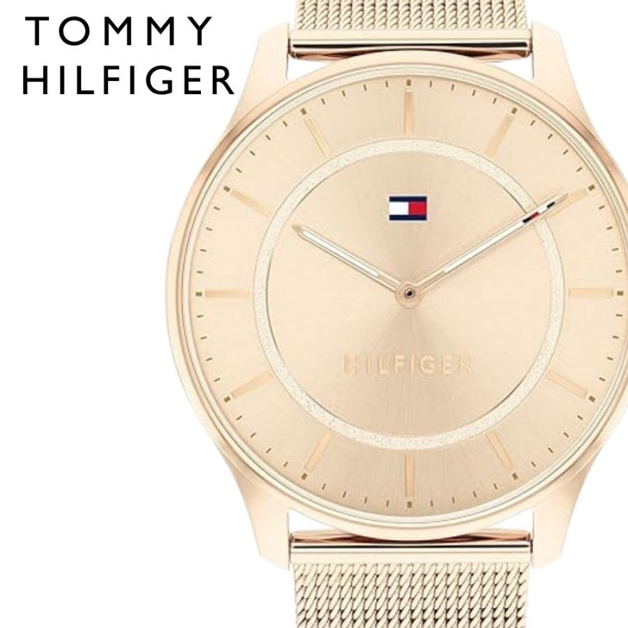 TOMMY HILFIGER（トミー・ヒルフィガー） 腕時計 レディース ゴールド ブレスレット 誕生日 記念日 ギフト 爆買 成人 卒業 ...