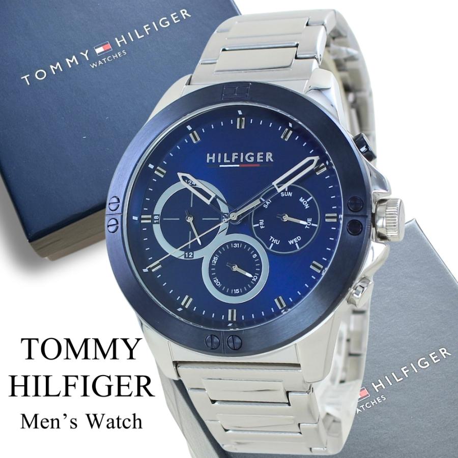  (トミーヒルフィガー)腕時計 ネイビー TOMMY HILFIGER（トミー・ヒルフィガー） 腕時計 メンズ シンプル