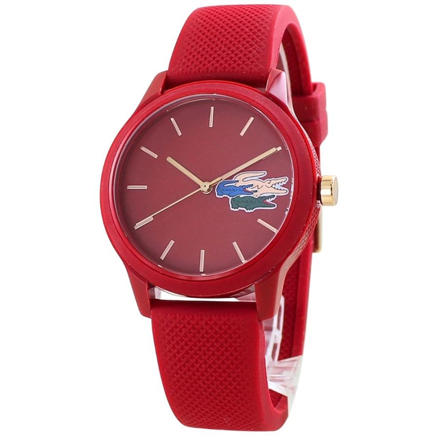 LACOSTE（ラコステ） 腕時計 レディース メンズ 36mm レッド シリコン
