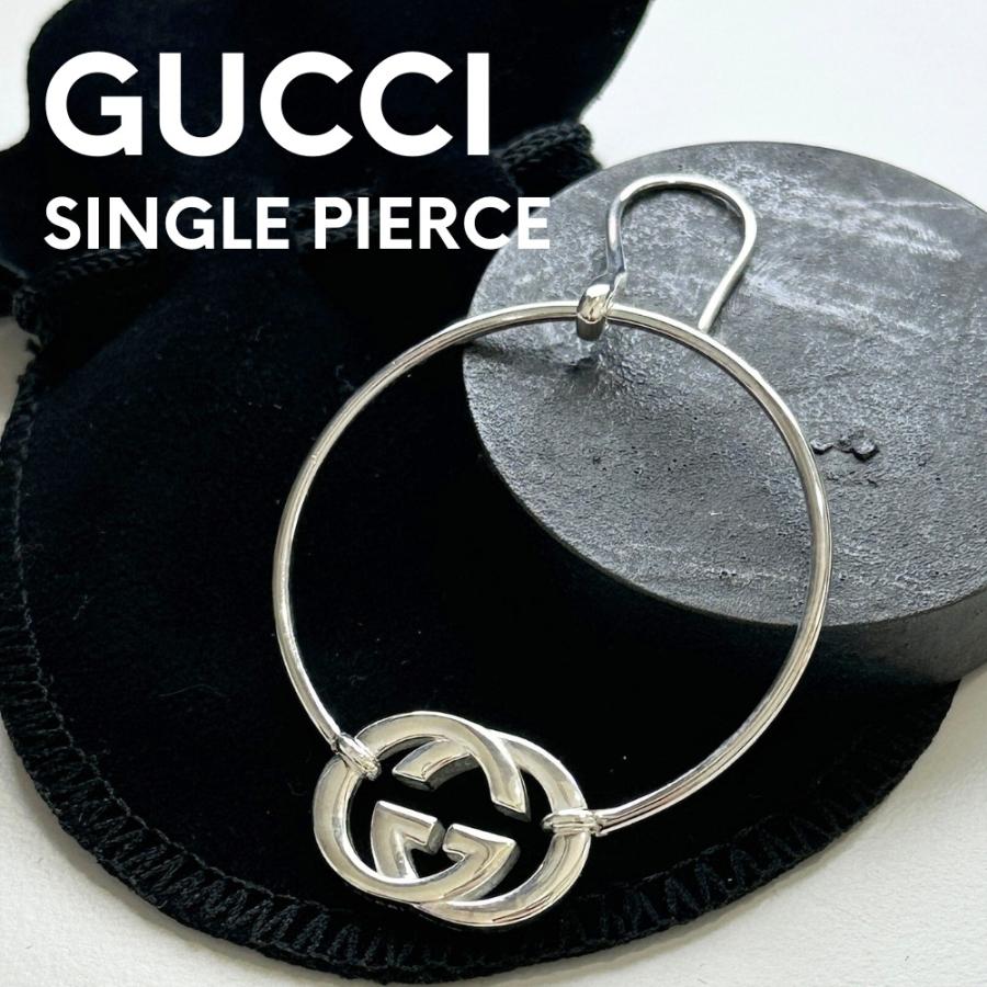 レア物　GUCCI フープピアス 片耳用 GUCCI（グッチ） 片耳ピアス ピアス 片耳 レディース フープピアス