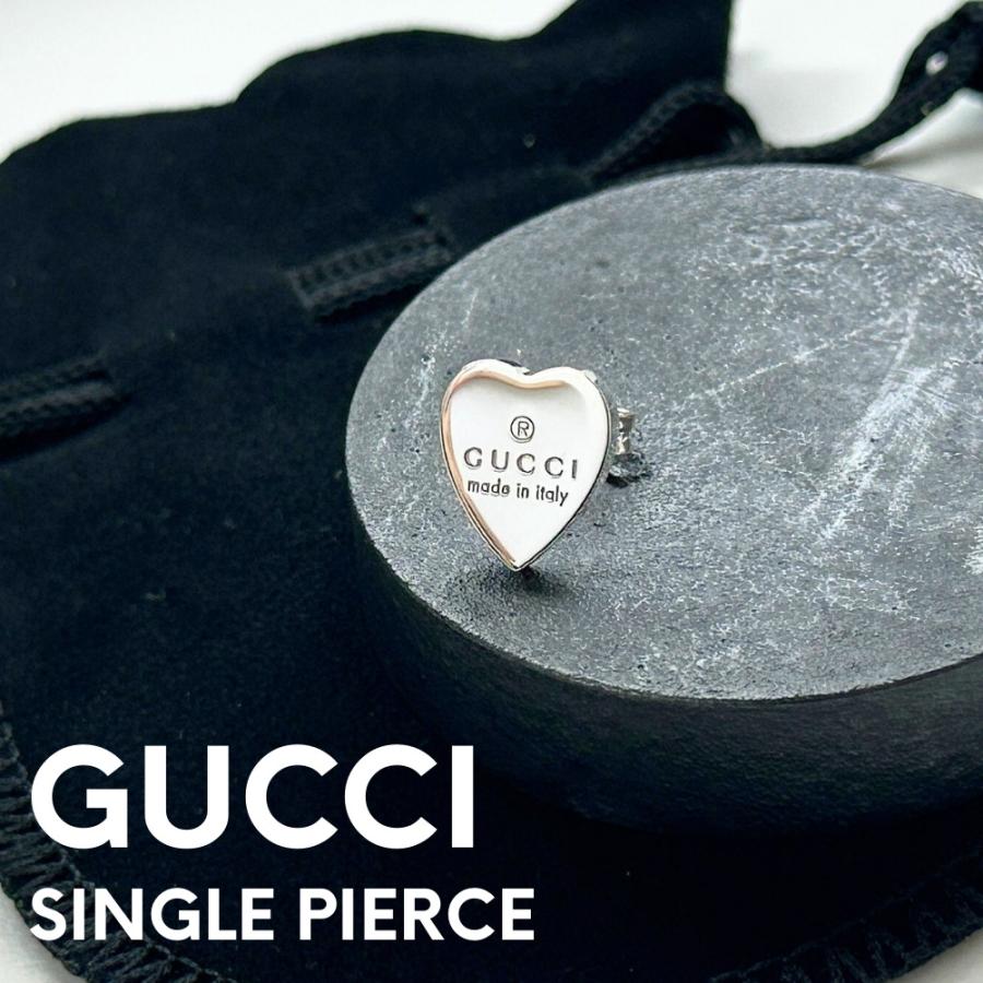 GUCCI（グッチ） 片耳ピアス ピアス 片耳 レディース ハート シルバー