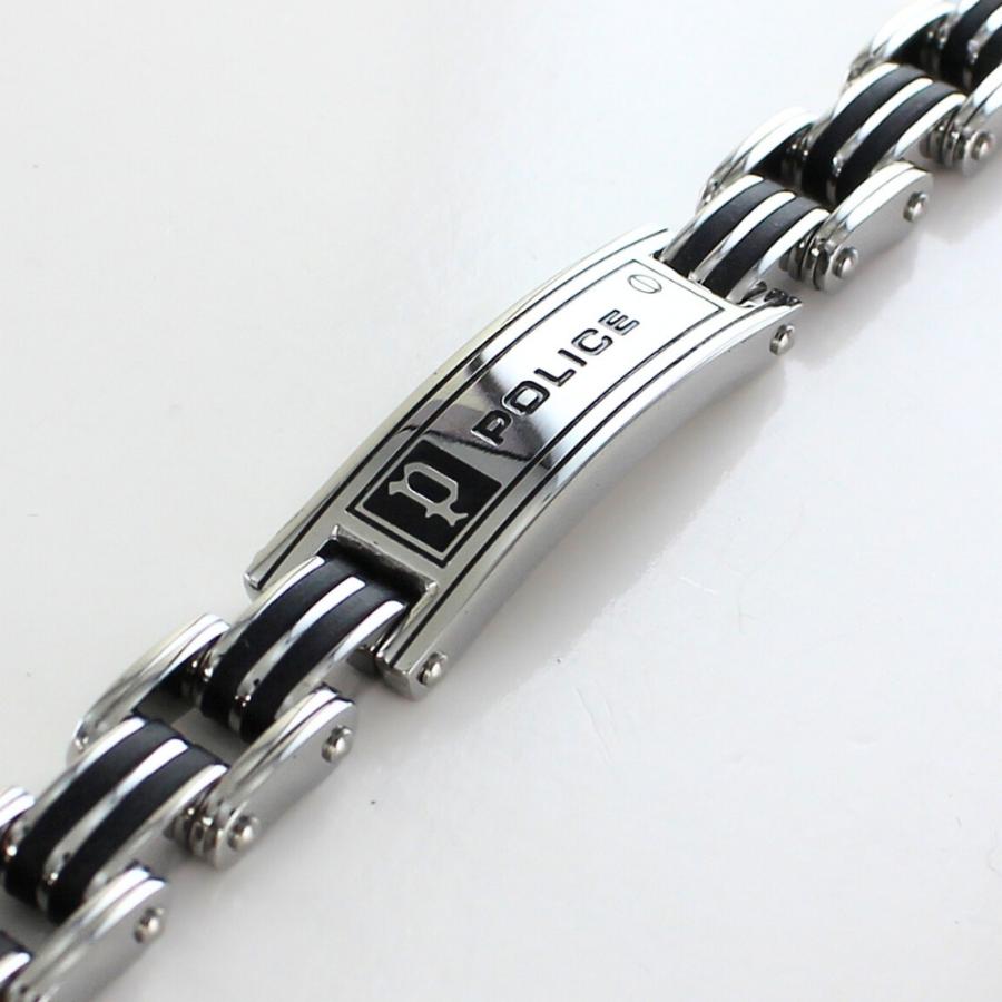 【新品未使用】POLICE PROOF　チェーンブレスレット　シルバー　喜平 ポイント5倍】【新作モデル】 ポリス ブレスレット 喜平チェーン