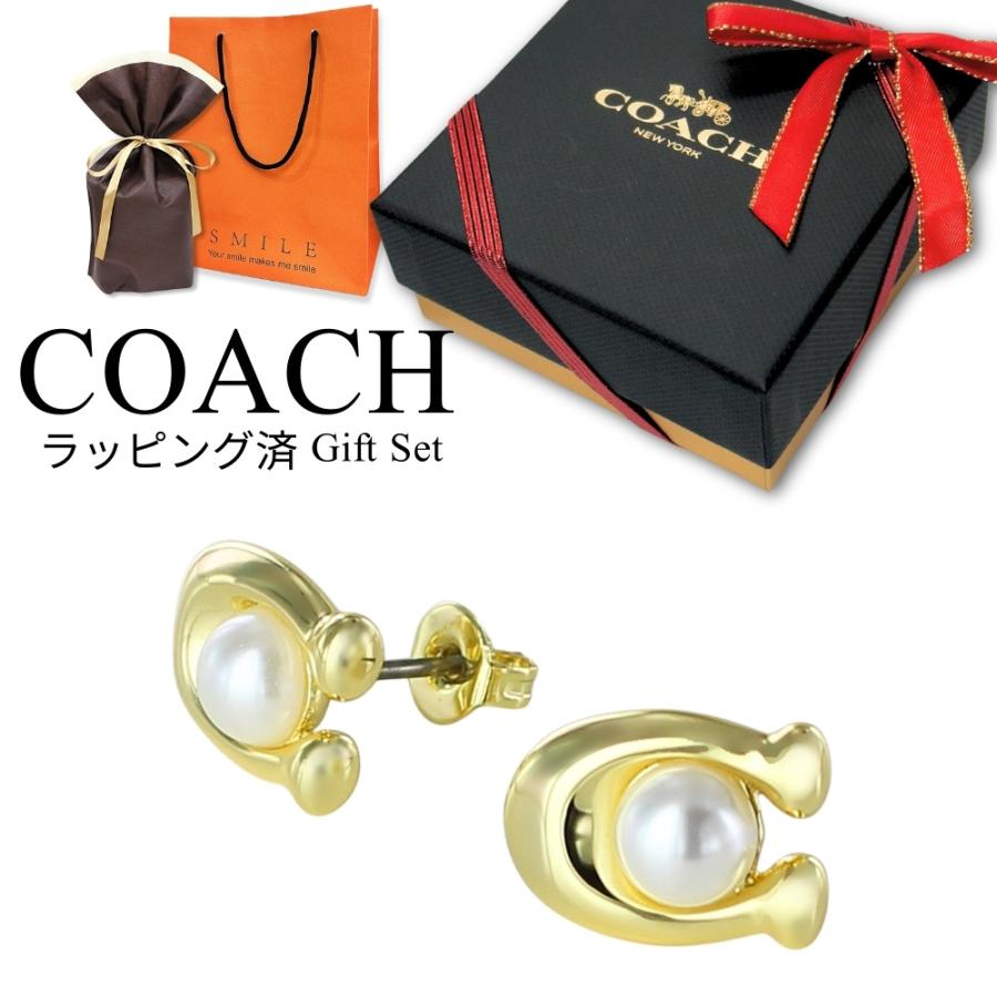 COACH（コーチ） ラッピング済 ギフトセット レディース ピアス 