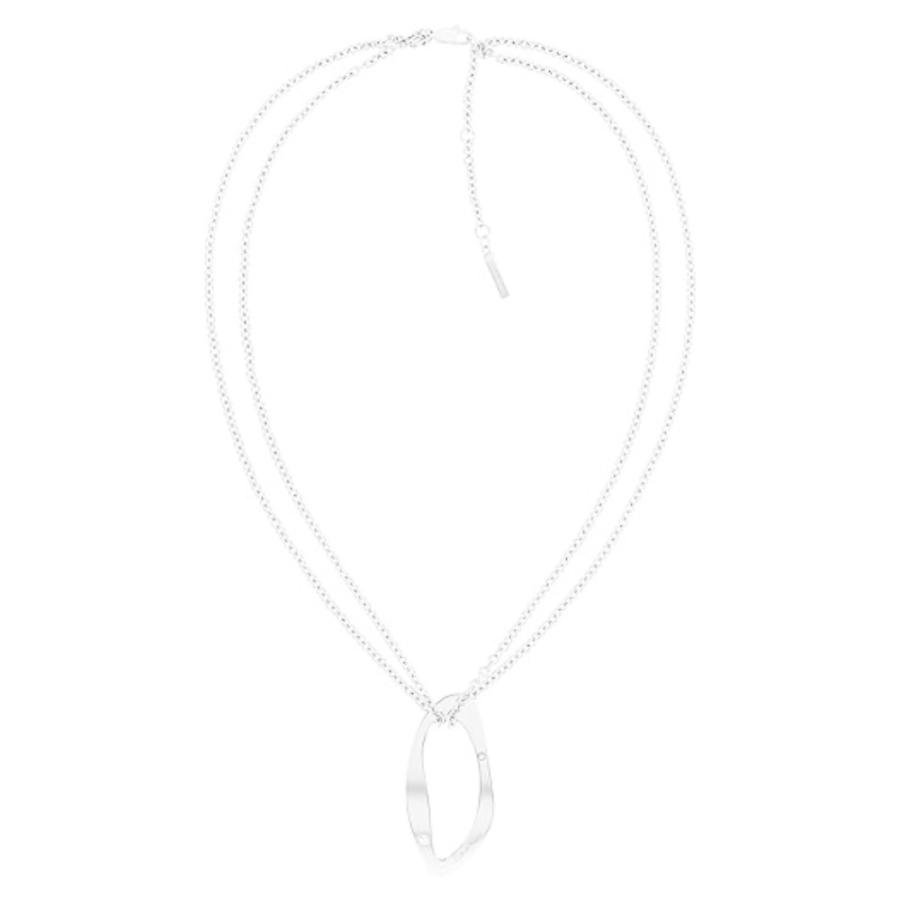 ck Calvin Klein カルバンクライン 2連 ネックレス レディース 正規品 