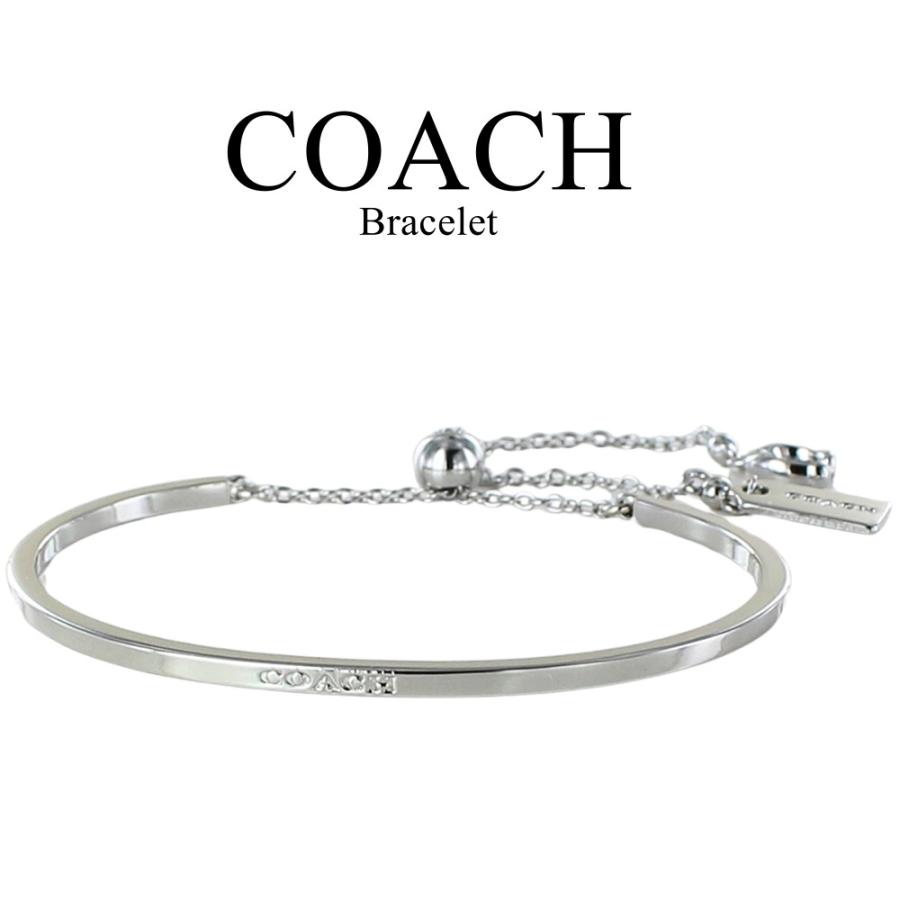 COACH コーチ バングル ブレスレット シルバー レディース