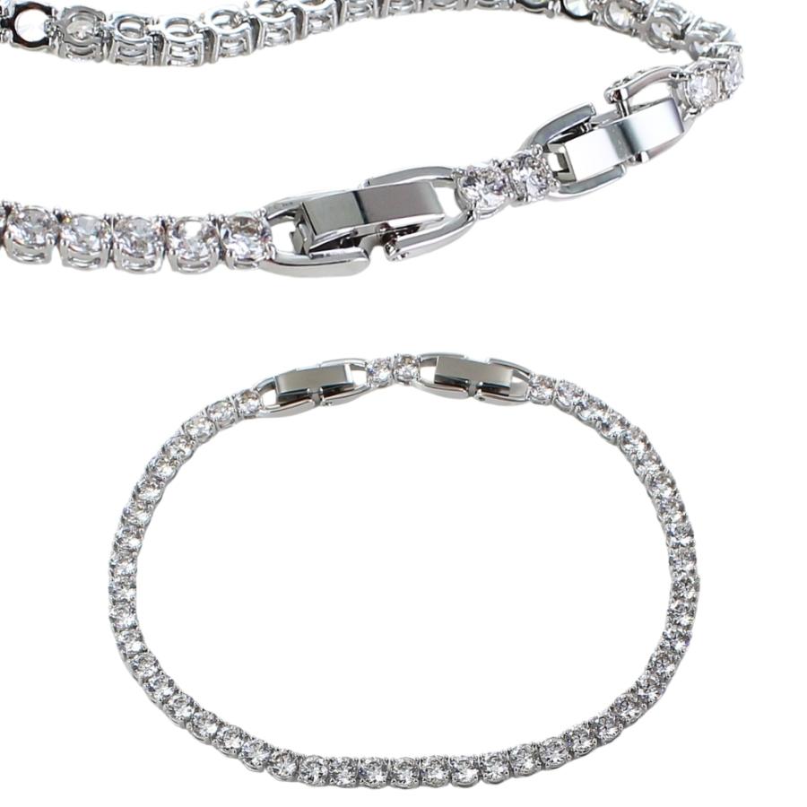 スワロフスキー ブレスレット 約20cm SWAROVSKI スワロフスキー ブレスレット バングル レディース