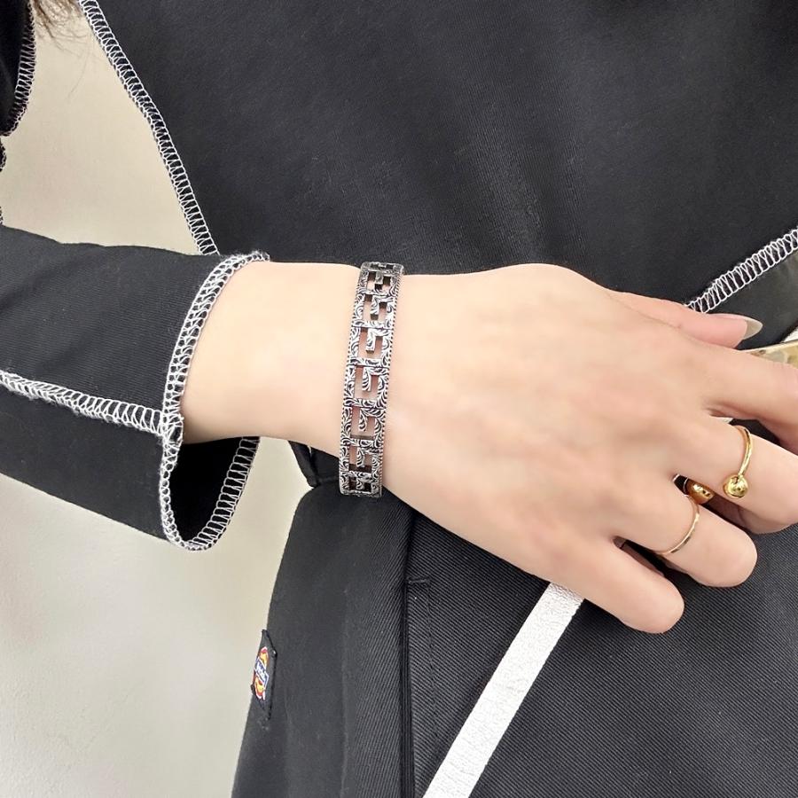 GUCCI バングル ブレスレット メンズ レディース シルバー925 GUCCI バングル ブレスレット メンズ レディース シルバー925