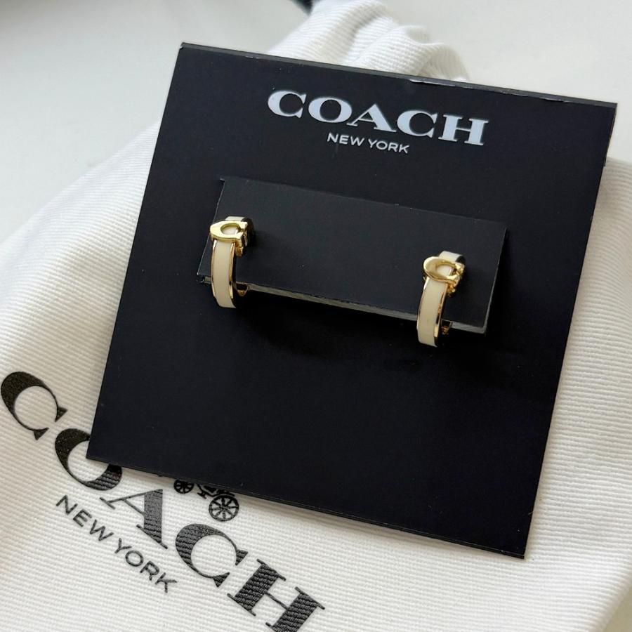COACH（コーチ） ピアス レディース ゴールド フープピアス 両耳ピアス