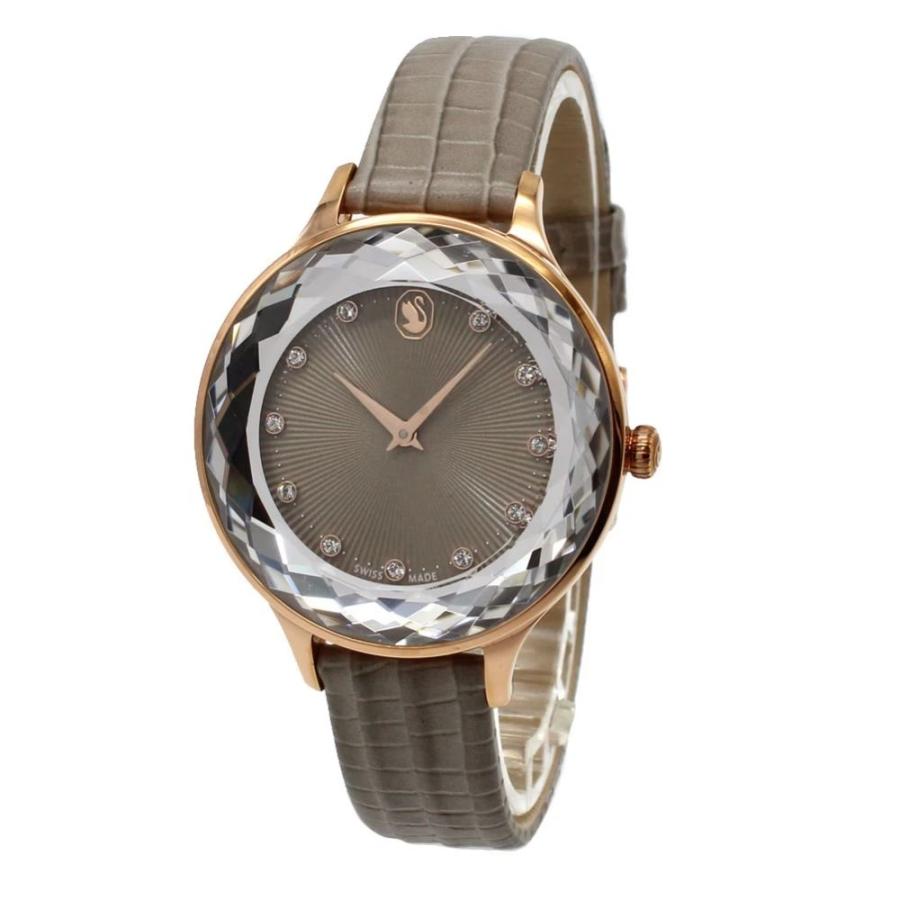 新品！スワロフスキー　革ベルト　レディース腕時計 SWAROVSKI（スワロフスキー） 腕時計 レディース ノヴァ ベージュ