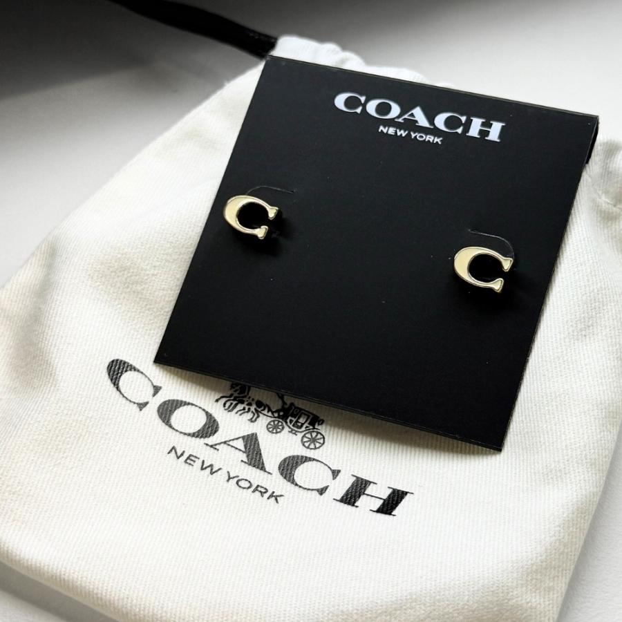 COACH（コーチ） ピアス レディース Cロゴ ゴールド かわいい ブランド