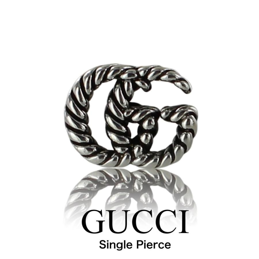 GUCCI（グッチ） ピアス 片耳 インターロッキングG シルバー
